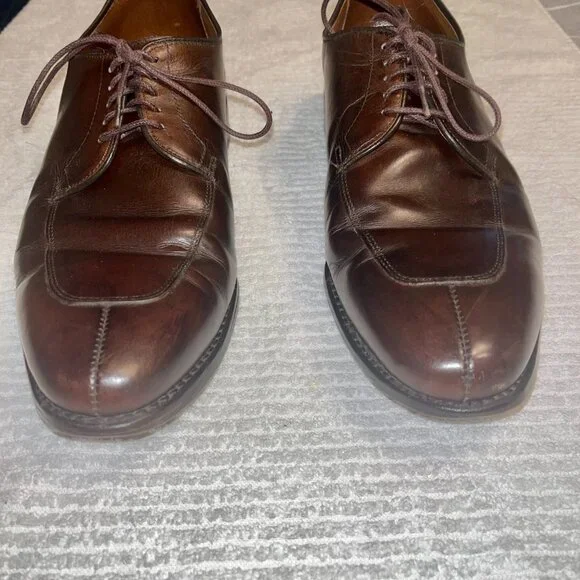 Allen Edmonds Delray Dark Brown 10D Dress Shoes - Picture 5 of 9